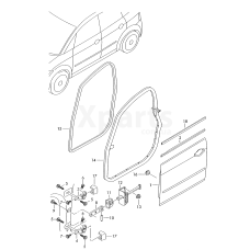 Винт с бурт.,цил.гол,внут.TORX VAG 8Z0837453