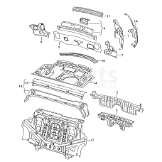 Панель для заднего фонаря VAG 8E5809649