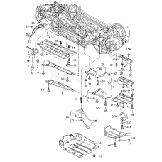 Облицювання днища VAG 8E0825207B