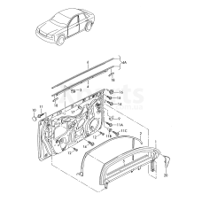 Рама вікна VAG 8E0837630E