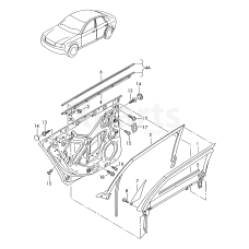 направляющая стекла VAG 8E5839440AG