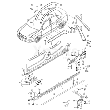 Кожух VAG 8E0853579CY7G