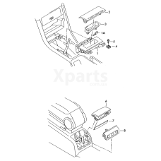 Попільничкаsoul (чорний) VAG 8E0857951H4PK
