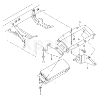 Кріплення. куточок подушку. безоп-ти VAG 4E1880304A
