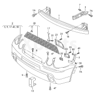 Напрямний профіль VAG 6Q0807184