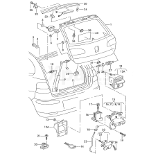 Личинка замку для дверей багажного відсіку VAG 6L6827573G