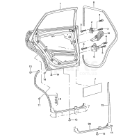 пружинний затискач VAG 1M0837720F