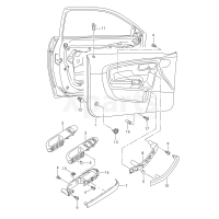 Оббивка дверей (тканина) VAG 6L4867012AQSPH
