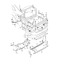 Кронштейн VAG 4B0807331D