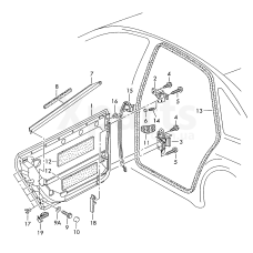 Петля дверей VAG 4B0833412E