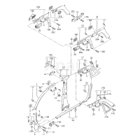Облицовка стойки А VAG 4B9867233C25R