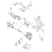 Стопорний клин VAG 6H0837033A