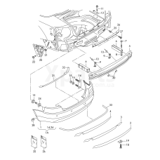 Кріпильна пластина VAG 8H0807739A