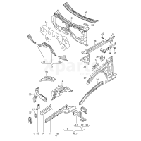 Замикаюча частина VAG 7L0805361A