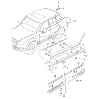 пружинний затискач VAG 7L6853585