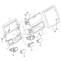 Затискач VAG 7L6857945