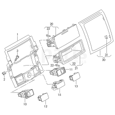 Затискач VAG 7L6857945