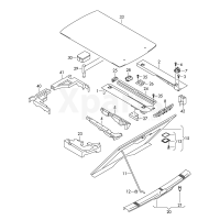 Опора капота VAG 7L0864195A