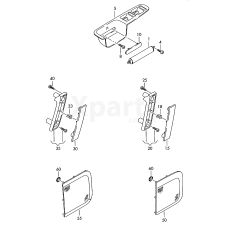 Накладка для кожуха ручкиanthrazit VAG 7L6867553A75R