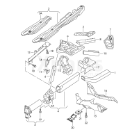Кронштейн повітряного фільтра VAG 4E0805323E
