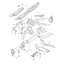 Кронштейн повітряного фільтра VAG 4E0805323E