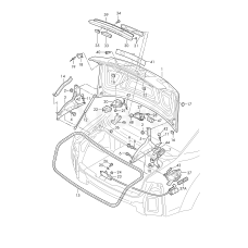 Кутник, кріпильний VAG 4E0827168D