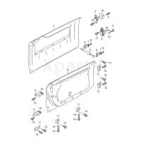 Ущільнювач дверей всередині VAG 4E4833721C