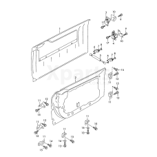 Ущільнювач дверей всередині VAG 4E4833721C