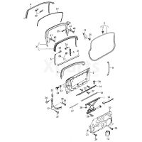 Ущільнювач двері зовні VAG 4E0837702J