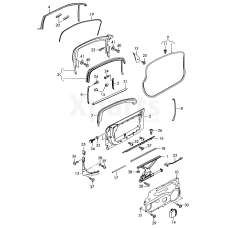 Ущільнювач двері зовні VAG 4E0837702J