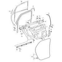 Ущільнювач двері зовні VAG 4E0839912L
