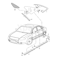 Затискач VAG 4E0853929C