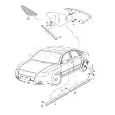 Затискач VAG 4E0853929C