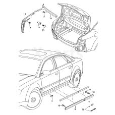 Ковпачок чорний satinschwarz VAG 4E085314001C