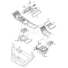 Накладка сірий-birkenmaser VAG 4E0857967C3J3