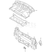 частина верхня задньої стінки VAG 6L5813511E