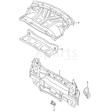 частина верхня задньої стінки VAG 6L5813511E