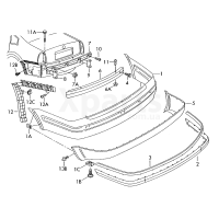 Кожухгрунтована VAG 3B5807417DGRU
