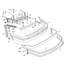 Кожухгрунтована VAG 3B5807417DGRU
