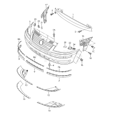 Держатель форсунки VAG 7M7807197A