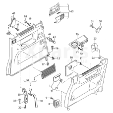 Колпачокartgrey VAG 1T0864551B3U6