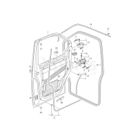 Уплотнитель двери VAG 7E0837912B