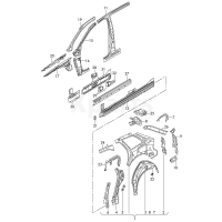 Замикаюча частина VAG 8P0809645C