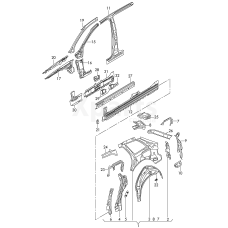Замикаюча частина VAG 8P0809645C