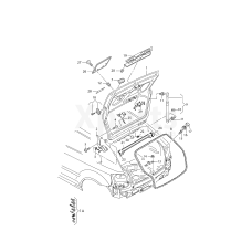 Кришка багажного відсіку VAG 8P4827023B
