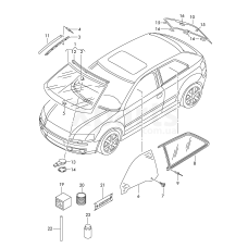 Пружинна клямка VAG 4F0907671A