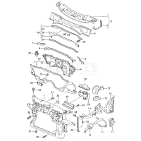 Пластина VAG 5P0805088B