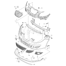 Напрямний профіль VAG 5P0807184A