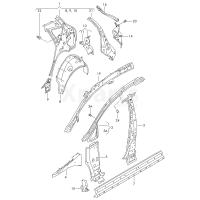 Локер колісної арки VAG 5P0809411E