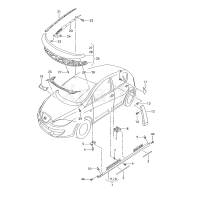 Затискач VAG 6L6853575A